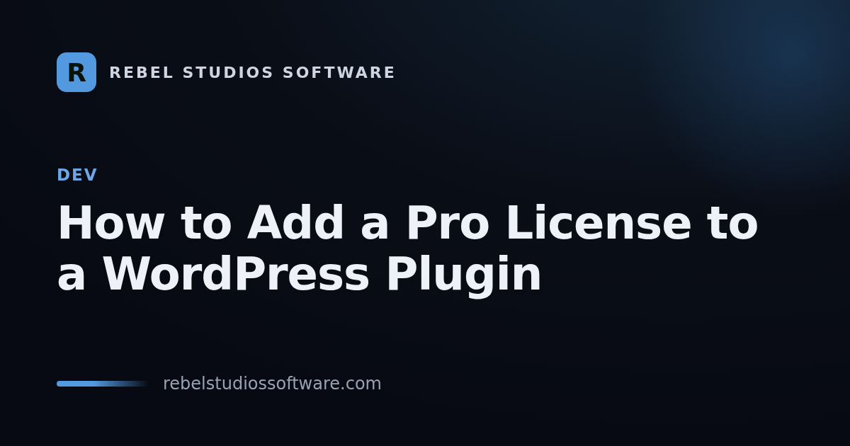Adding a Pro license to a WordPress plugin the WordPress.org-compliant way: a free plugin plus a paid add-on with a verified license key