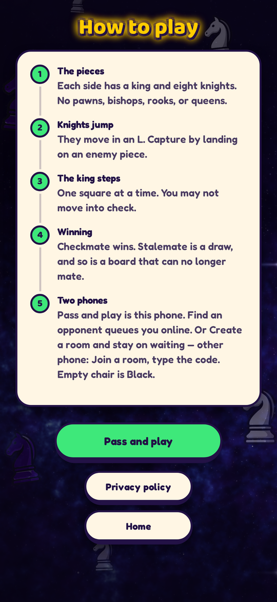 How to play