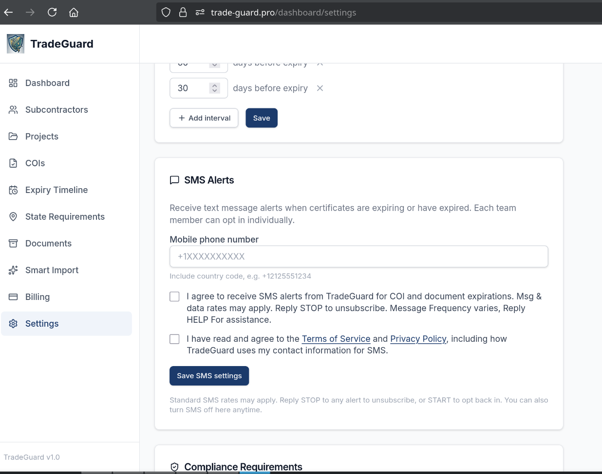 TradeGuard analytics